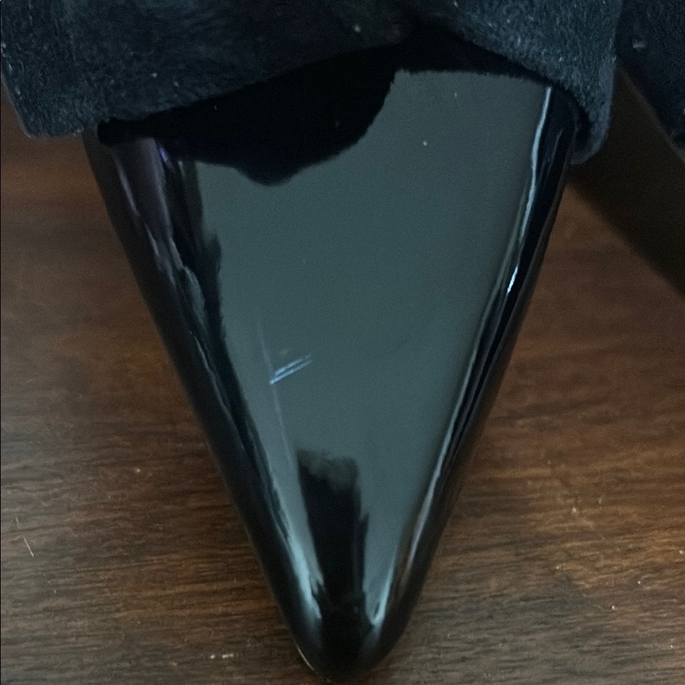Elegant Black Women's Shoes with Bow Detail - Picture 6 of 6